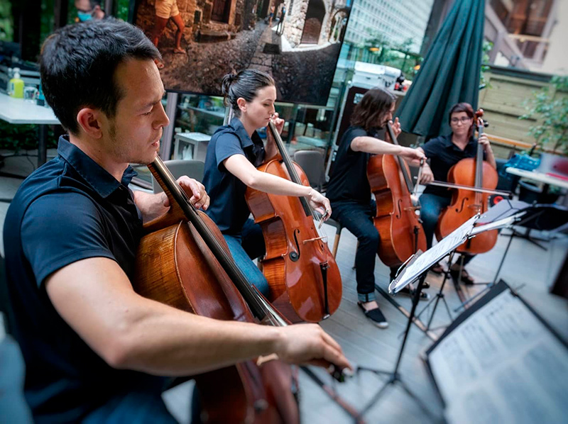 Els assistents podran gaudir de l'actuació de la formació Northern Cellos. (Foto: facebook Northern Cellos).