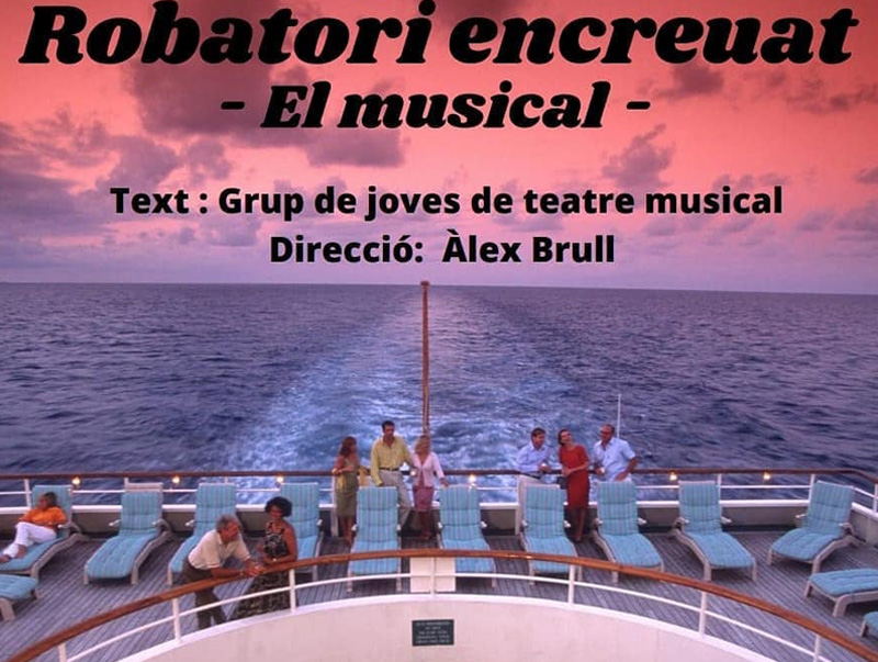 Cartell de l'obra 'Robatori encreuat'. 