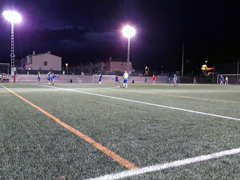 Entrenament del Palamós al camp annex. (Foto: Palamós CF).