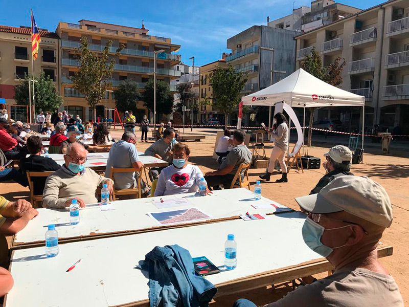 Assistents a la reunió informativa celebrada el passat dissabte a Sant Antoni. (Foto: Ajuntament de Calonge i Sant Antoni(.