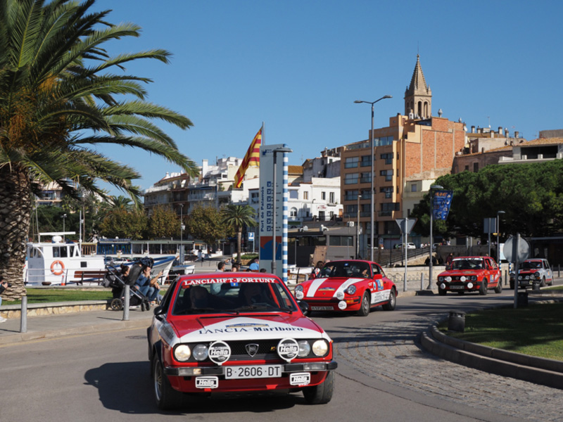 Els guanyadors, dins el Lancia Beta Coupé. (Foto: Ramon Puig - Rally Classics).