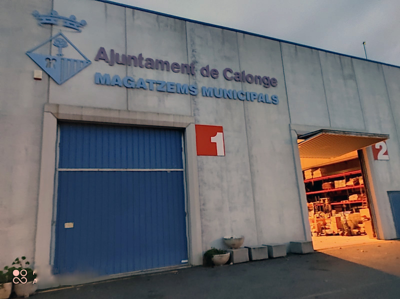 Magatzems de la brigada municipal de Calonge i Sant Antoni. (Foto: Ajuntament de Calonge i Sant Antoni).