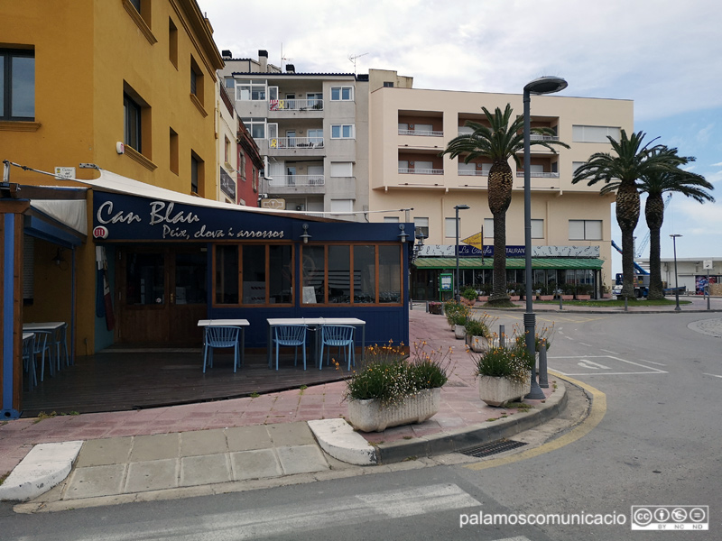 Restaurants tancats per les mesures preventives de la COVID-19.