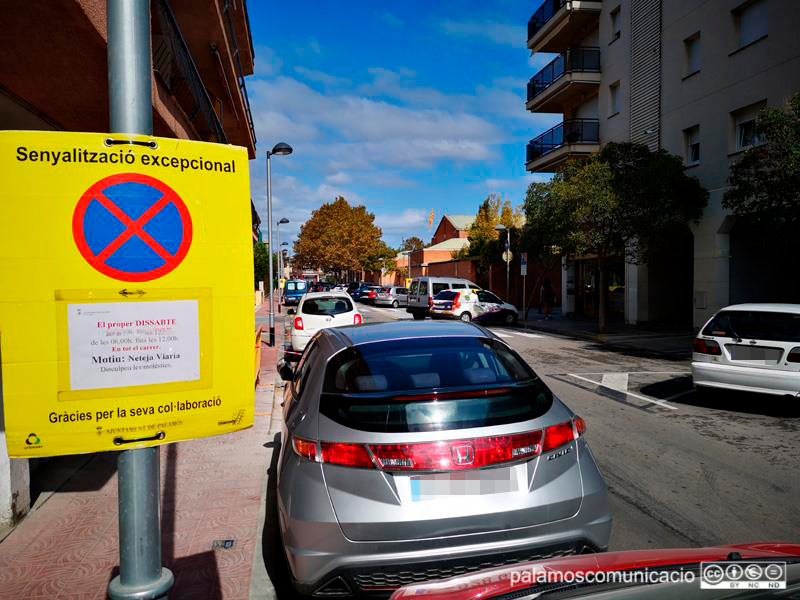 L'actuació es farà demà al carrer Nàpols, entre el Passeig del Mar i el carrer de la Indústria.