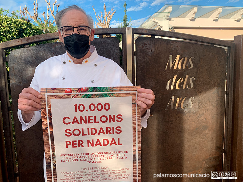 Toni Izquierdo, xef i propietari del Restaurant Mas dels Arcs de Palamós.