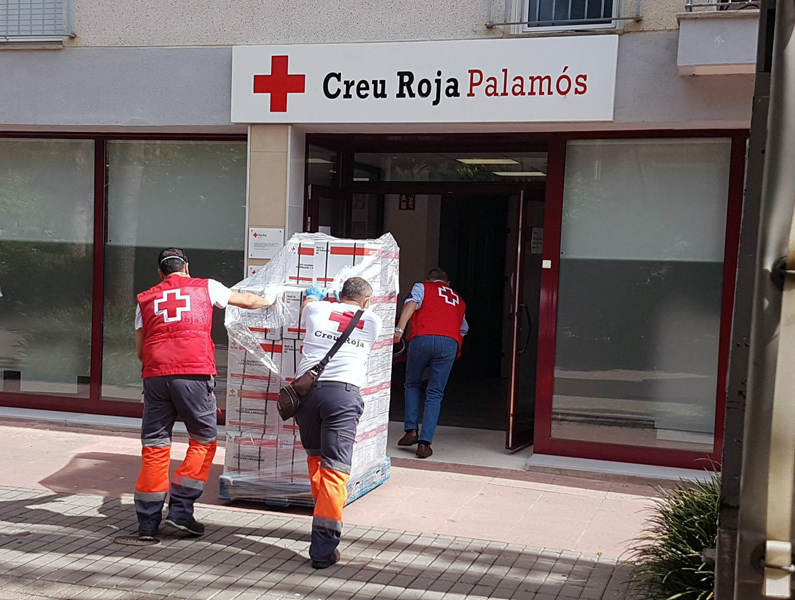 Creu Roja ha pogut conscienciar de la necessitat de col·laborar en els seus projectes. (Foto: Creu Roja Palamós).