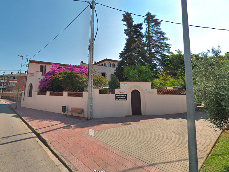 El 85 per cent dels usuaris de la Residència Calonge s'han vist afectats pel brot. (Foto: google maps).