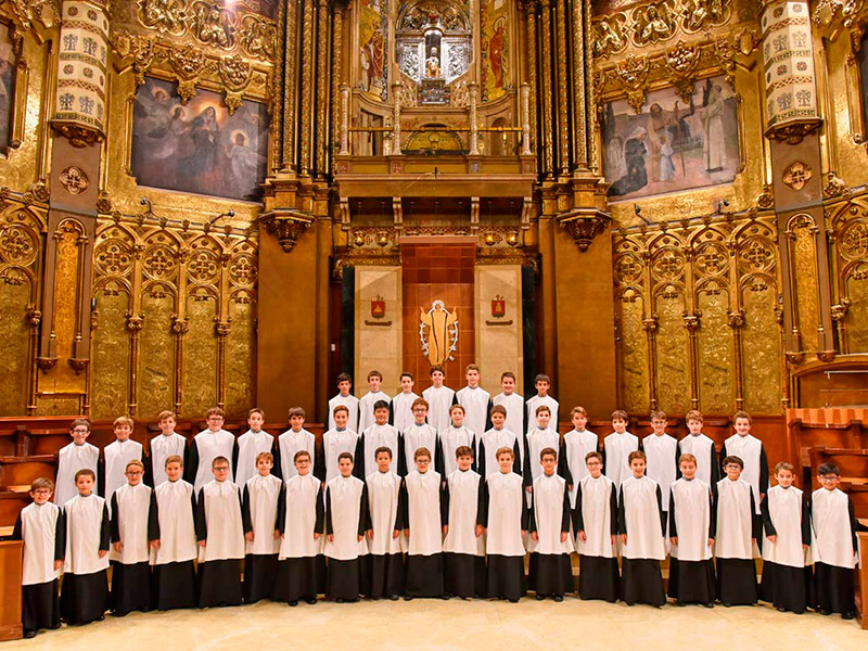 L'Escolania de Montserrat. (Foto: www.abadiamontserrat.cat).