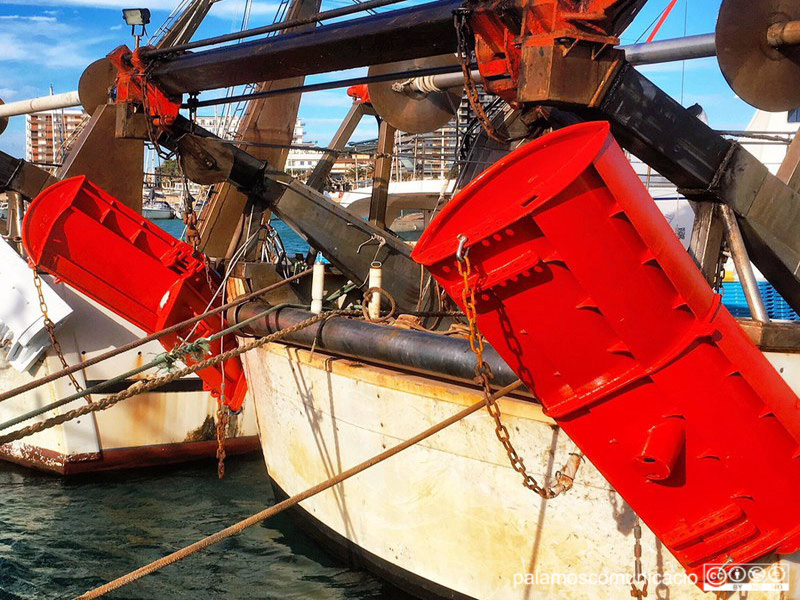 Portes d'arrossegament al port de Palamós, en una imatge d'arxiu.