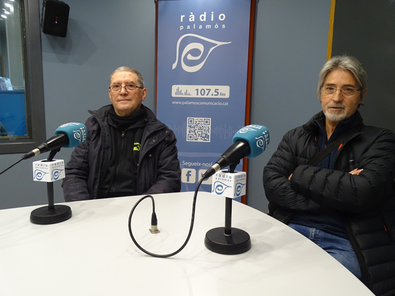 Jaume Datsira i Josep Maria Garcia, membres de la junta del Club de Fans dels 60s, 70s i 80s.