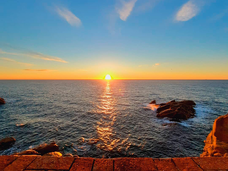 Primera sortida del sol en aquest nou any 2021. (Foto: instagram.com/teresaferres64.