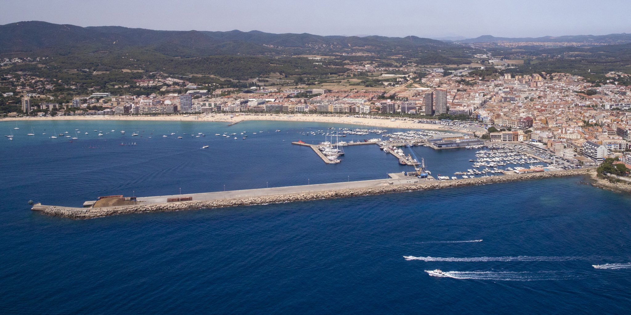 Vista aèria del Port de Palamós. (Foto: Ports de la Generalitat).