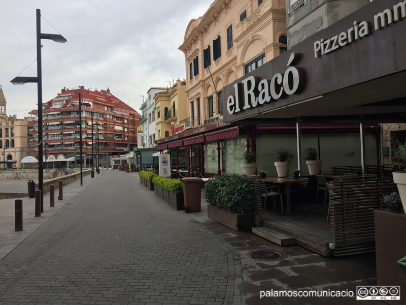 Restaurants a la zona de la Planassa de Palamós.