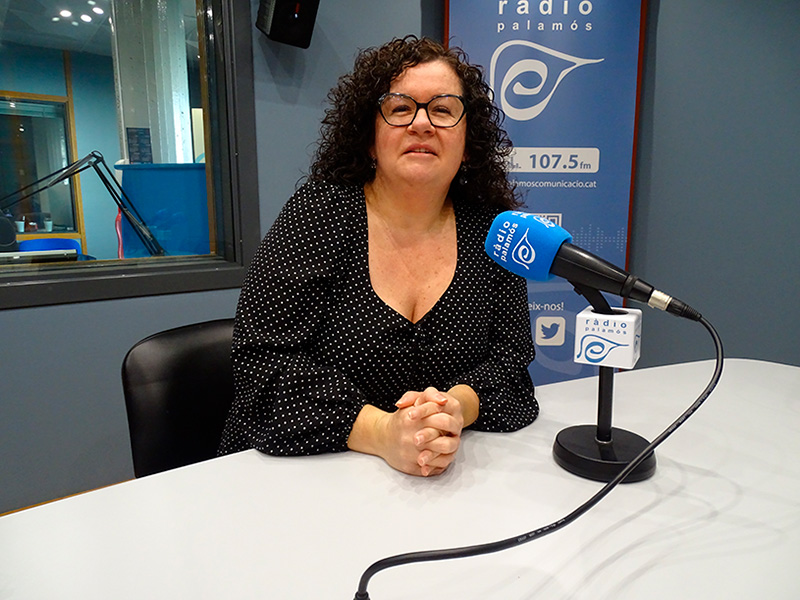 Raquel Gallego, regidora del PSC a l'Ajuntament de Palamós.