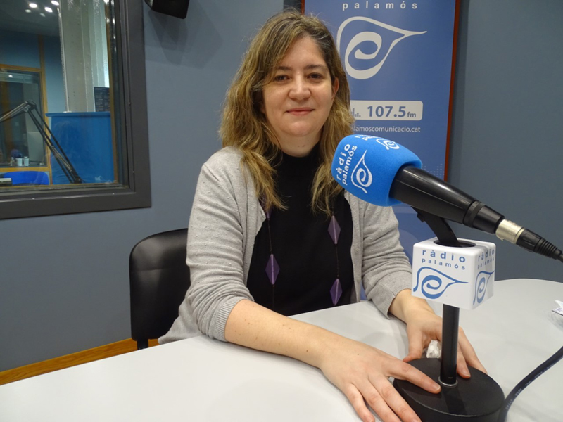 Maria Puig, portaveu d'ERC a l'Ajuntament de Palamós.