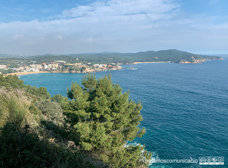 Vistes des de Cap Gros, el passat dissabte.