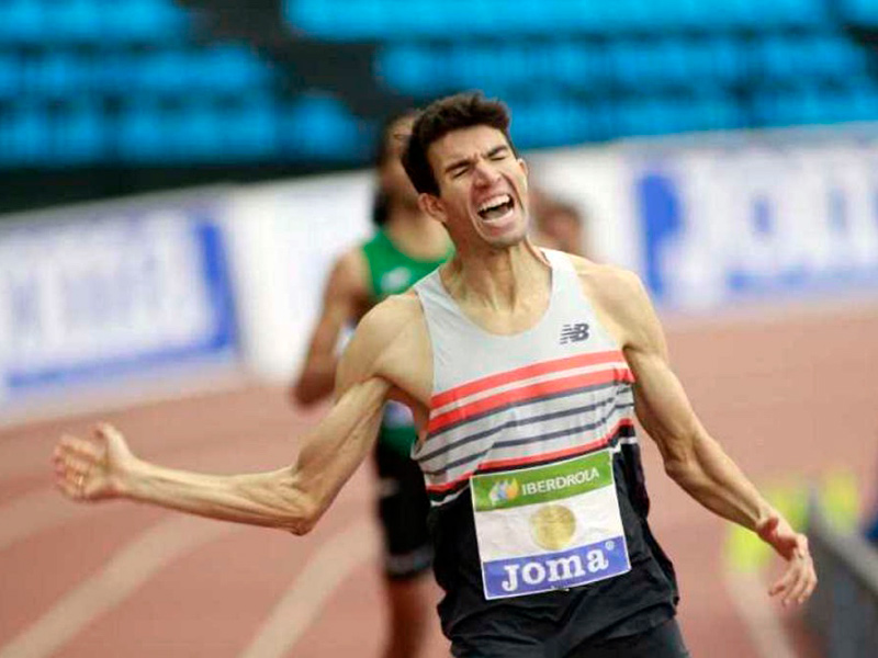 Adel Mechaal, campió estatal per cinquena vegada dels 3.000 metres. (Foto: rtve.es)