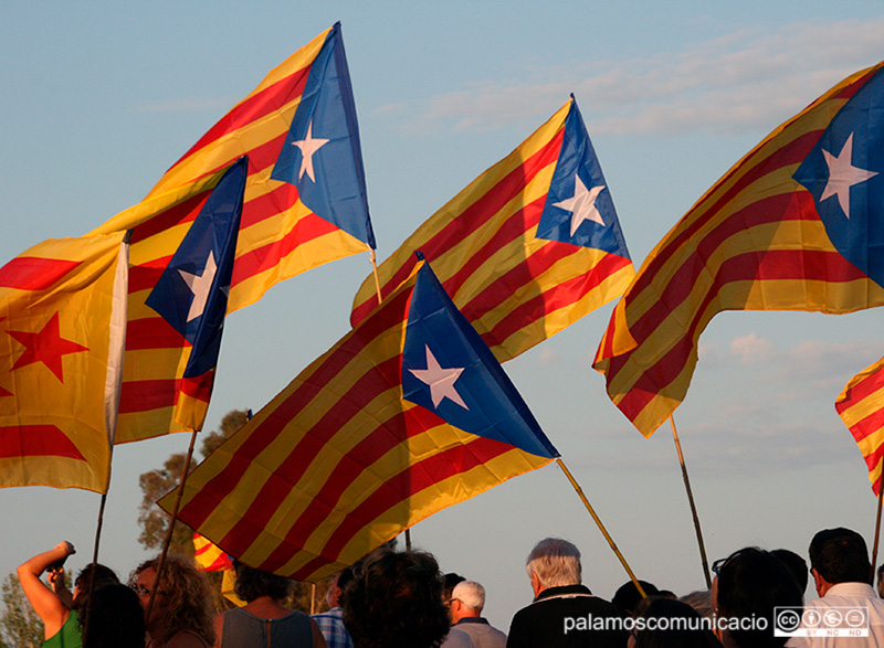 Imatge d'arxiu de l'11 de setembre a Palamós.