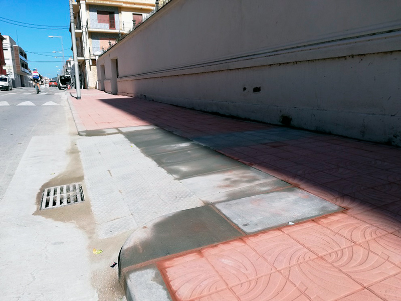 El tram que s'ha arranjat és entre López Puigcerver i President Macià. (Foto: Ajuntament de Palamós).