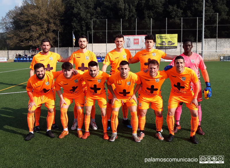 El Palamós ha tornat a la competició amb una victòria al camp del Bescanó. (Foto: Palamós CF).