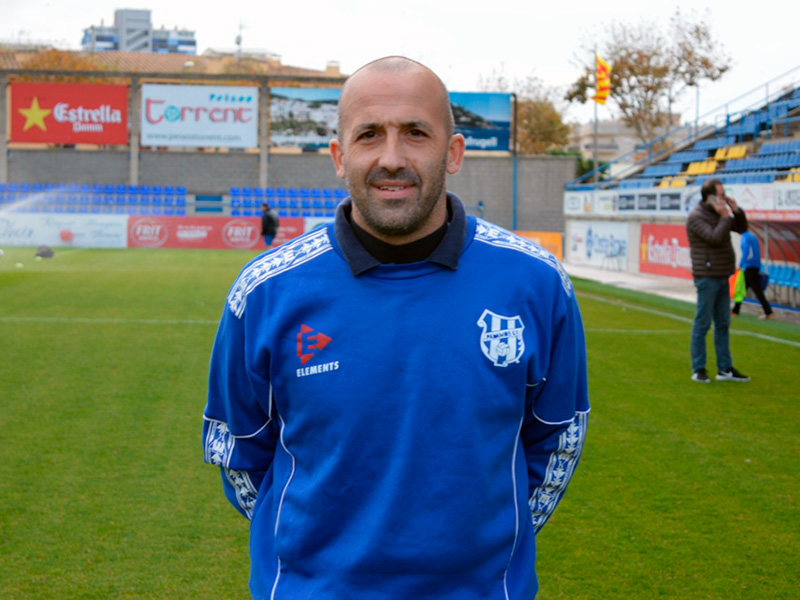 Joan Bayona tornarà aquest diumenge a Palamós, però com a porter de L'Escala. (Foto: Sergi Cortés).