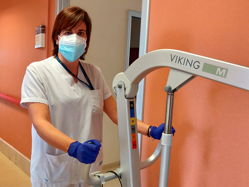 La Laura Avilés és auxiliar sanitària al centre Palamós Gent Gran.