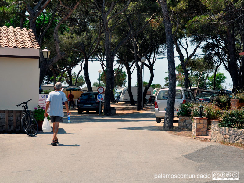 Imatge d'arxiu d'un càmping de Palamós.