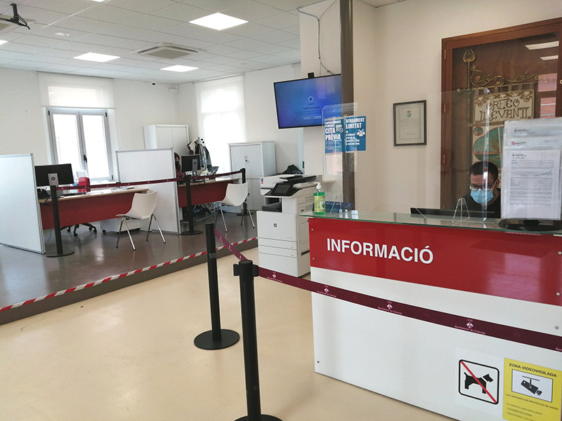 L'Oficina d'Atenció Ciutadana amplia la seva superfície en 100 metres quadrats més. (Foto: Ajuntament de Calonge i Sant Antoni).
