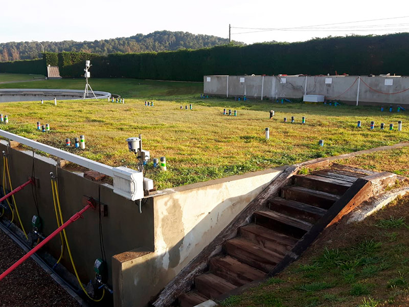 La depuradora de Palamós. (Foto: Consorci d’Aigües Costa Brava Girona / CSIC-IDAEA).