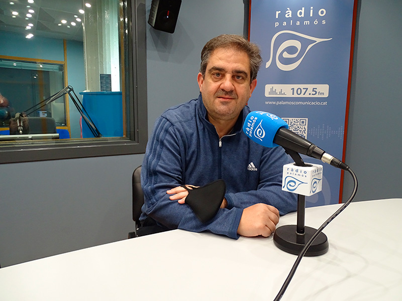 Eduardo Vílchez ha visitat avui Ràdio Palamós.