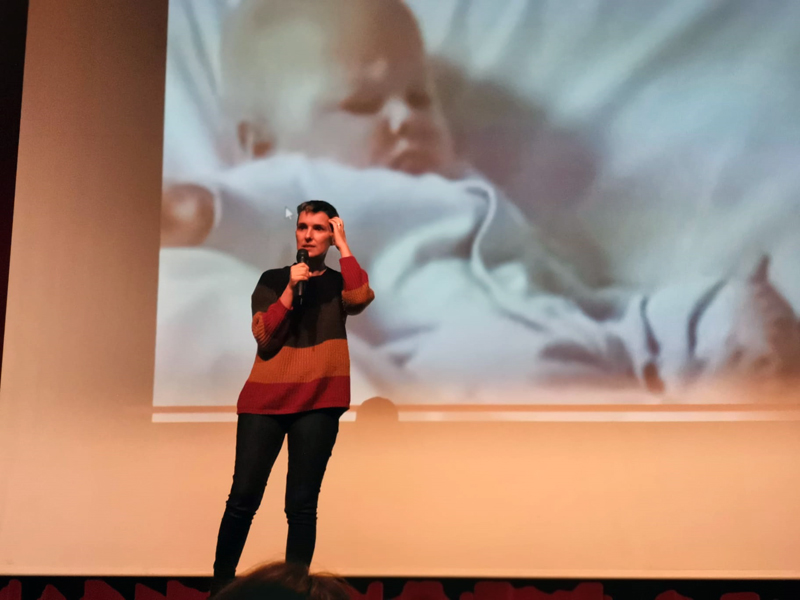 Bel Olid, ahir a La Gorga a les Jornades d'Educació i Família. (Foto: Punt Jove Palamós).