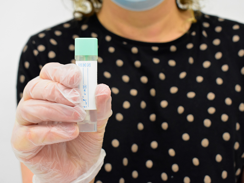 Kit per fer el test de sang oculta en femta. (Foto: Institut d'Assistència Sanitària).