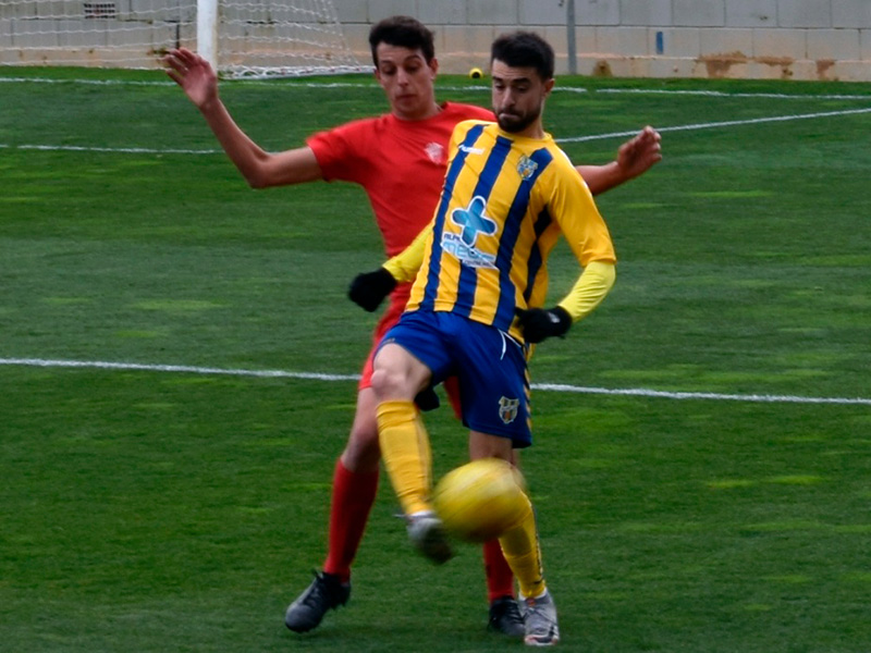 Toni Rossell, màxim golejador del Palamós CF en el que portem de temporada. (Foto: Sergi Cortés).