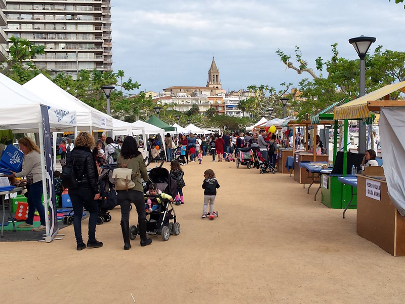 El passeig del Mar acull demà la Fira del Conte. (Foto: Ajuntament de Palamós).