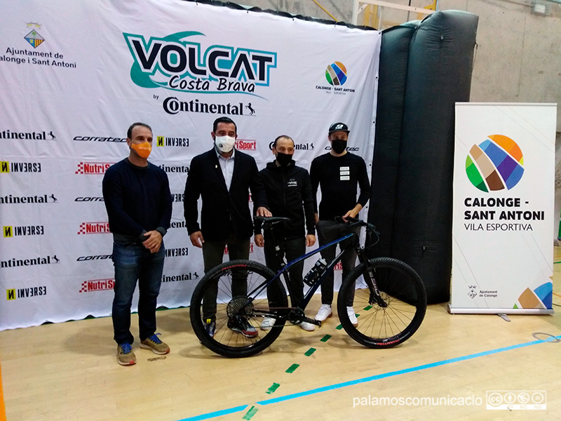 La presentació de la VolCat s'ha fet aquest matí al pavelló de Calonge.