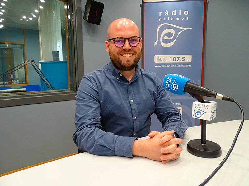 El regidor de Junts x Catalunya Palamós i Sant Joan, Raimon Trujillo.