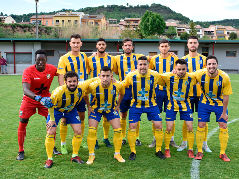 El Palamós CF es desplaça per segona setmana consecutiva a la comarca d'Osona. (Foto: Sergi Cortés).