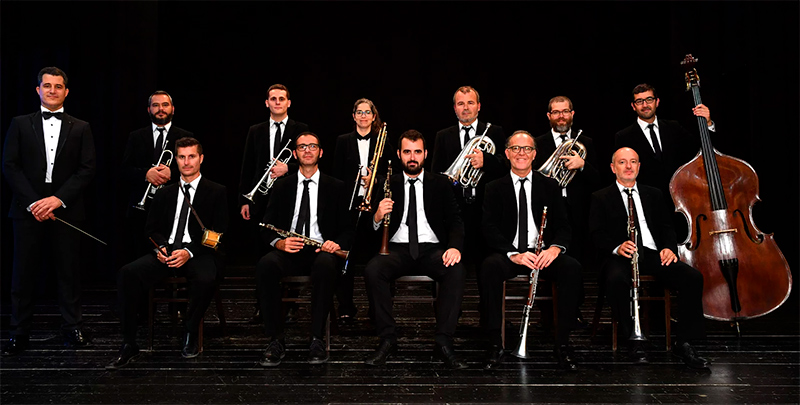 La Cobla Sant Jordi actua avui a les 8 del vespre a l'escenari de l'Arbreda. (Foto: Cobla Sant Jordi).