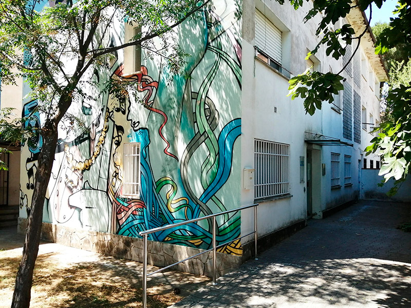 L'exterior de l'Escola de Música de Calonge. (Foto: Ajuntament de Calonge i Sant Antoni).