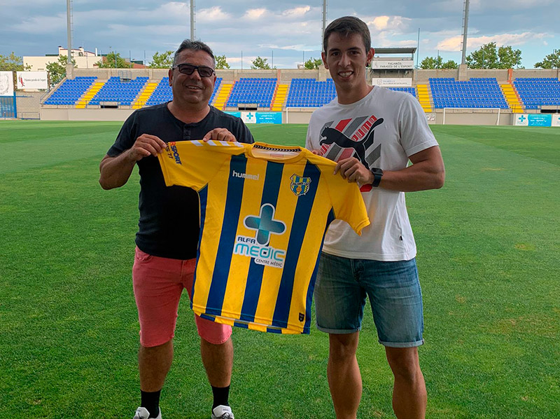 Gerard Mercader arriba procedent de l'Escala. (Foto: Palamós CF).