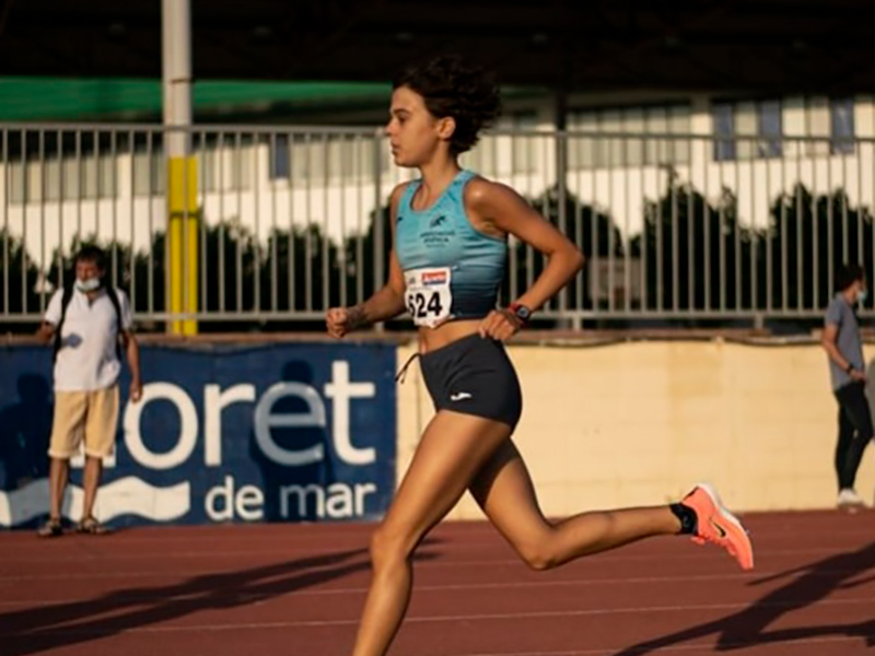 Blanca Batlle, atleta de l'Associació Atlètica Palamós (Foto: AA Palamós).