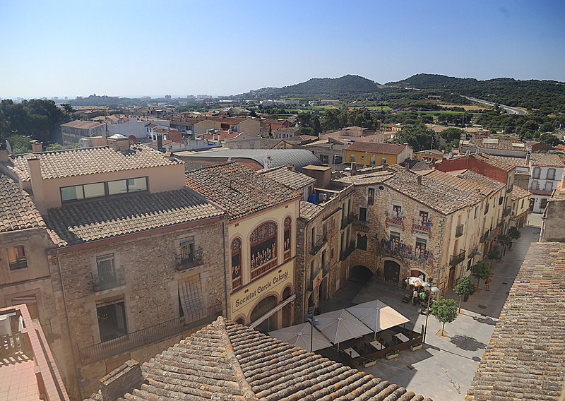 Vista del nucli antic de Calonge. (Foto: Ajuntament de Calonge i Sant Antoni).