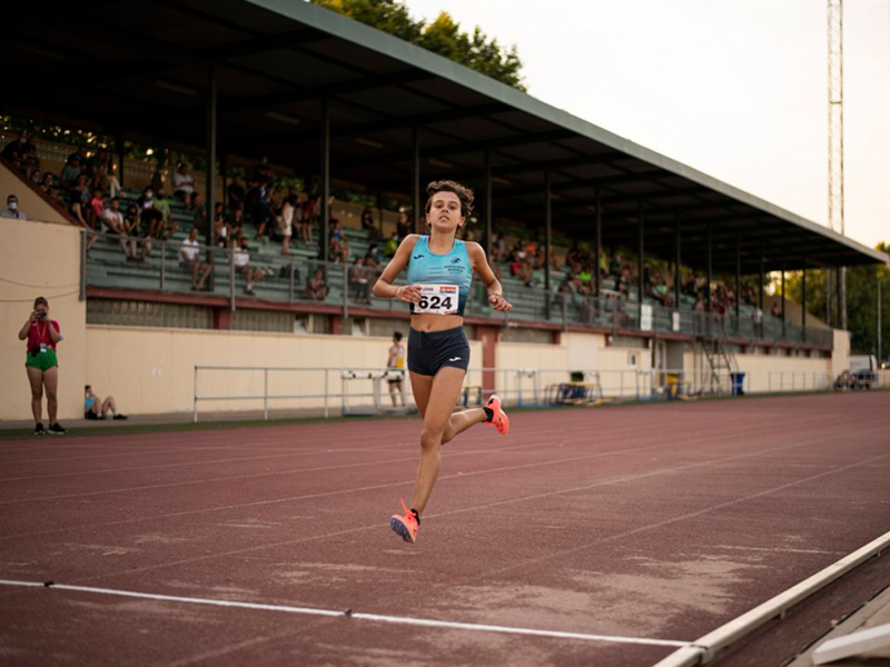 L'atleta de l'Associació Atlètica Palamós, Blanca Batlle. (Foto: AA Palamós).