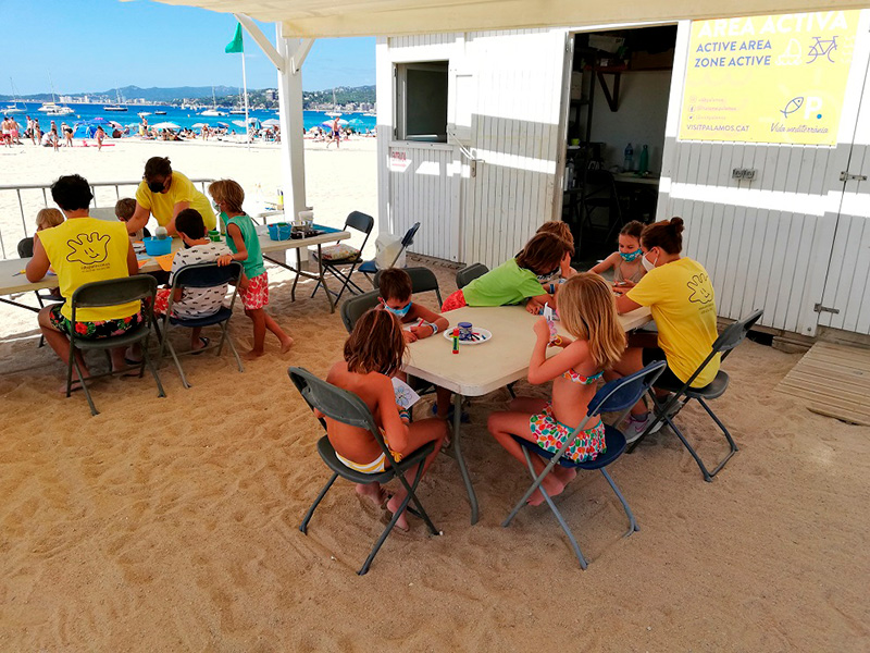 L'Àrea Activa de la Platja Gran de Palamós. (Foto: Ajuntament de Palamós).