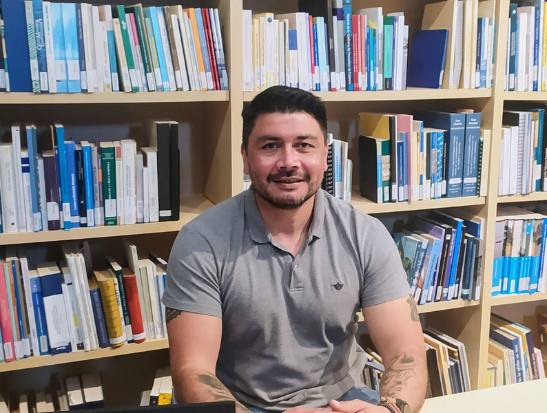El doctor Claudio Aguirre, professor i investigador de la Universidad de Tarapacá, a Xile. (Foto: Museu de la Pesca).