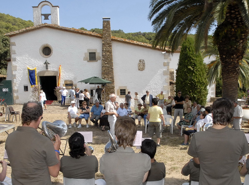 Imatge d'arxiu del romiatge a la Mare de Déu de Bell-lloc. (Foto: Ajuntament de Palamós).