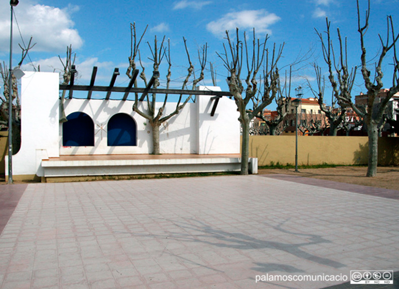 El parc de l'Arbreda de Palamós.