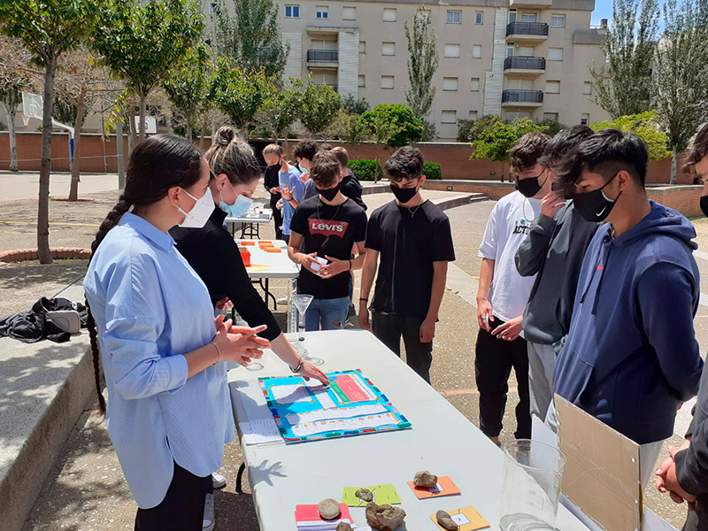 Alumnes del cicle de farmàcia i parafarmàcia de l'IES, en una imatge d'arxiu. (Foto: IES Palamós).
