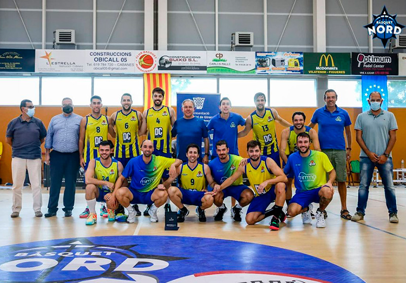 El CE Palamós, guanyador del 44è Memorial Mateo Pell. (Foto: Bàsquet Nord - Albert Geli).