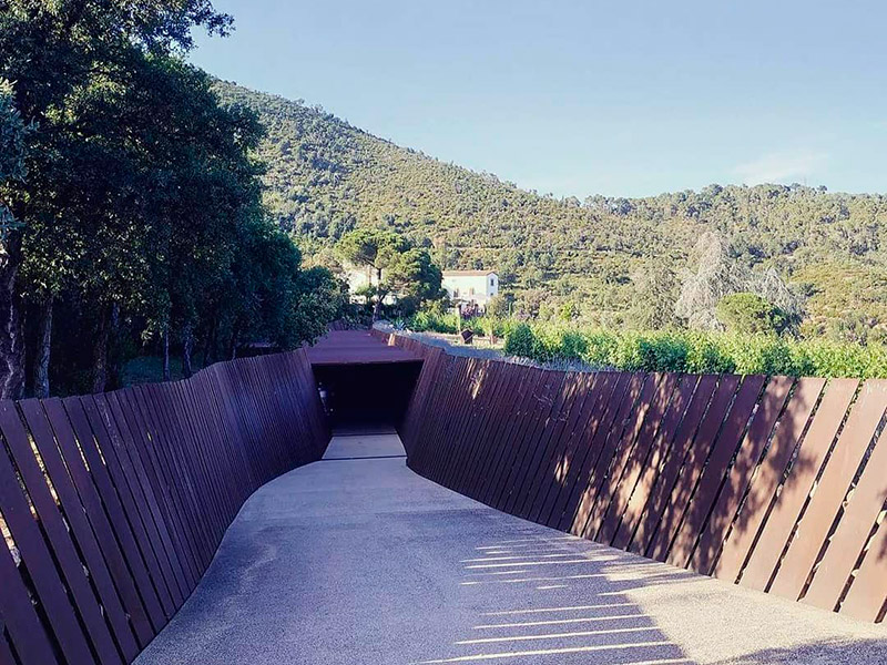 L'entrada al celler Brugarol, a la vall de Bell-lloc. (Foto: Brugarol).